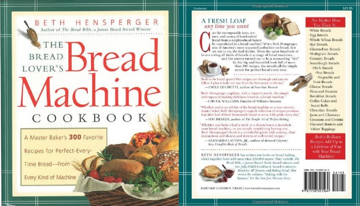 The Bread Lover's Cookbook