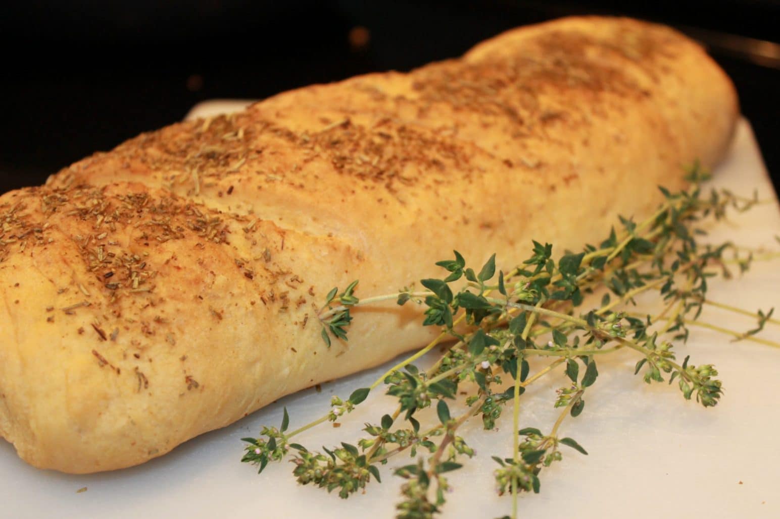 Baking Rosemary Herb Bloomer Bread Loaf Tried and Tested Strong White