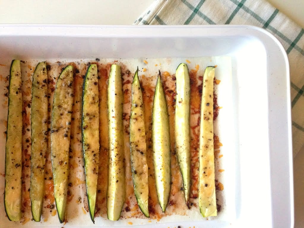 Baked Zucchini Strips