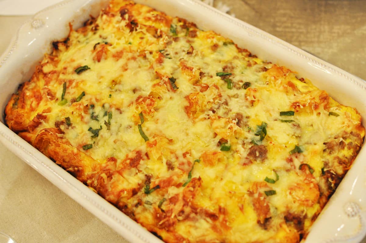 Recipe: Easy, Cheesy Easter Brunch Egg Casserole