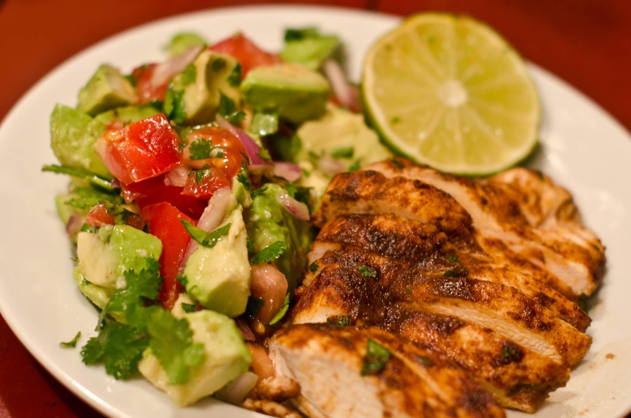 How to Bake Mexican Chicken with Radish and Blue Cheese Salad