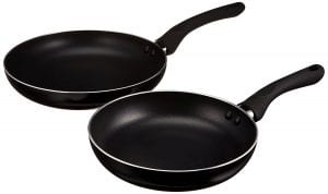 AmazonBasics 2-Piece Nonstick Fry Pan Set