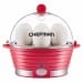 Chefman RJ24-V2-Red Modern Stylish Design Electric Countertop Egg Cooker