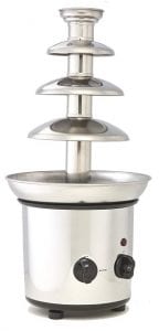 10 Best Chocolate Fountains of 2021 ClearMax CF-892 Electric 3-Tier Stainless Steel Chocolate Fountain Product Image