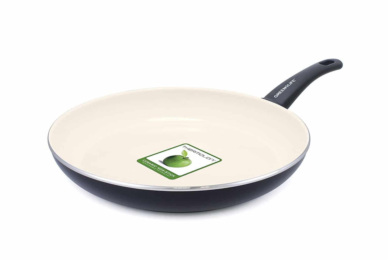 GreenLife Soft Grip Ceramic Non-Stick Open Frypan