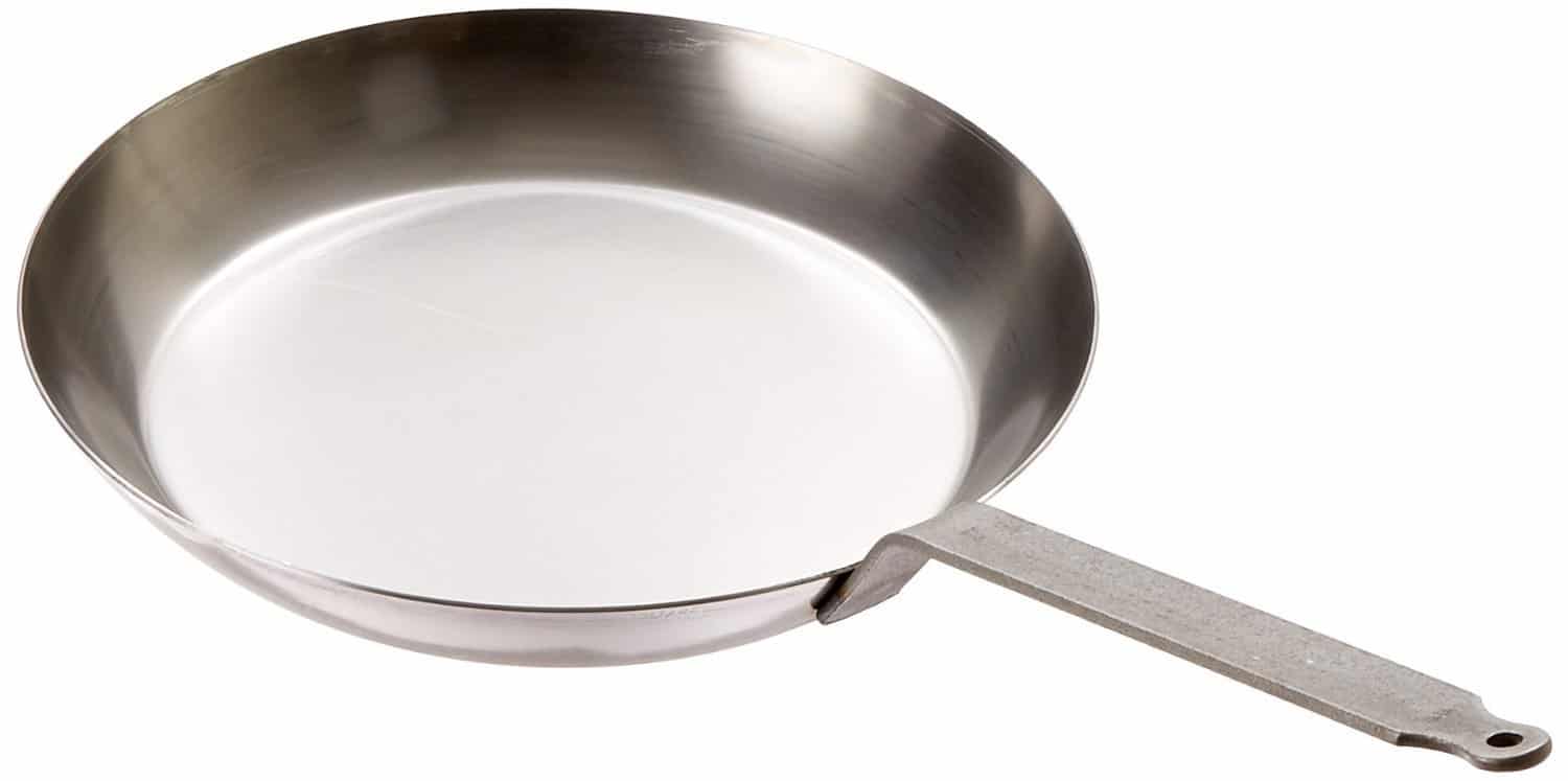 Matfer Bourgeat 062005 Black Steel Round Frying Pan