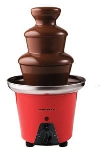 10 Best Chocolate Fountains of 2021 Ovente 2-Tier Chocolate Fondue Fountain Stainless Steel Product Image