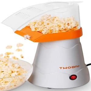 Ten KitchenSurfing Choice of Popcorn Poppers TWOBIU Popcorn Machine, Popcorn Maker Product Image