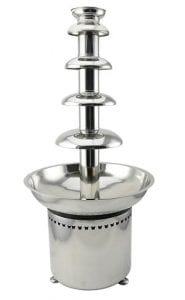10 Best Chocolate Fountains of 2021 Tek Motion 27 5-Tier Stainless Steel Chocolate Fondue Fountain Product Image