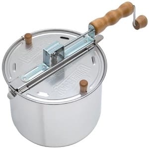 Ten KitchenSurfing Choice of Popcorn Poppers Wabash Valley Farms Whirley-Pop Stovetop Popcorn Popper Product Image