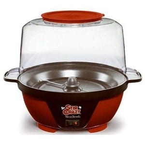 Ten KitchenSurfing Choice of Popcorn Poppers West Bend 82505 Stir Crazy Popcorn Popper Product Image