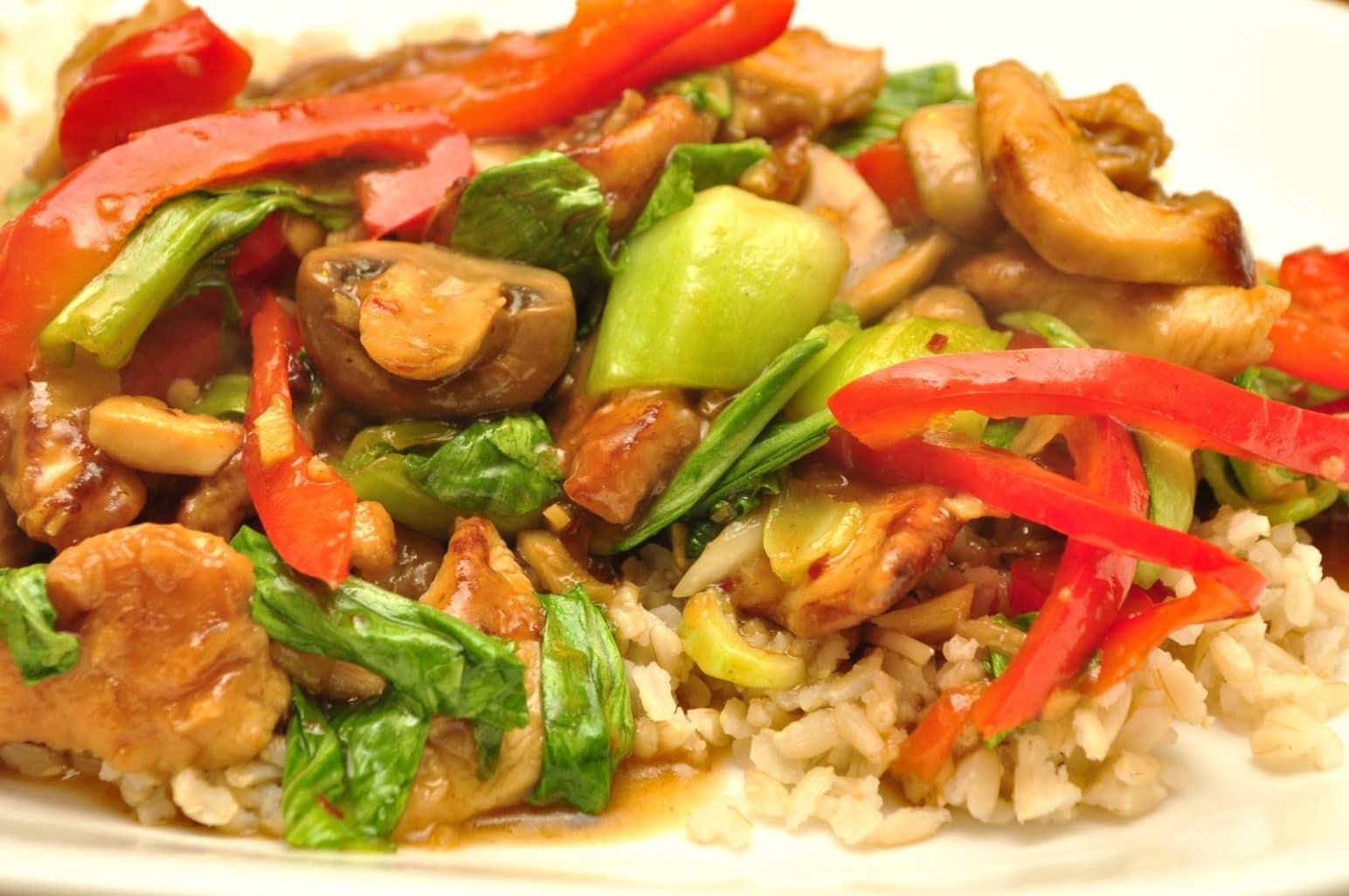 Bok Choy And Turkey Stir Fry