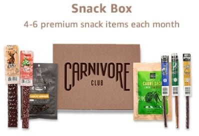 Carnivore Club Review – Is It The Best Cured Meat Subscription Box? Carnivore Club Snack Box Product Image