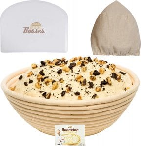 Best Overall Bread Bosses 9 inch Banneton Proofing Basket