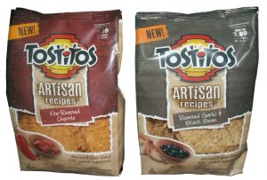 Tostitos Artisan Recipes Roasted Garlic and Black Bean Tortilla Chips