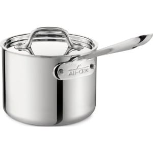 5 Best Sauce Pans for your Kitchen All-Clad 4201.5 Stainless Steel Tri-Ply Bonded Dishwasher Safe Sauce Pan with Lid Cookware product image