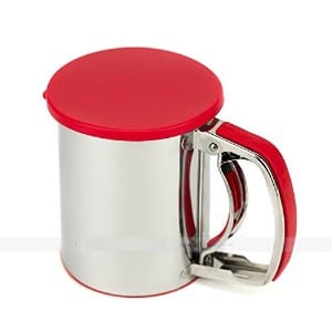 5 Best Flour Sifters for your Kitchen Astra Gourmet Stainless Steel Flour Sifter Sieve product image