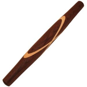 5 Best Rolling Pins for your Kitchen Black Walnut with Sugar Maple Celtic Knot French Style Rolling Pin product image