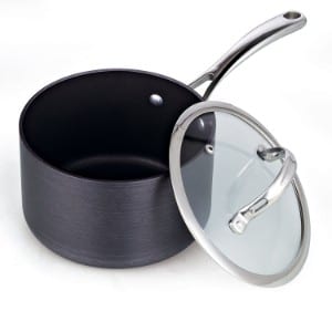 5 Best Sauce Pans for your Kitchen Cooks Standard 3-Quart Hard Anodized Nonstick Saucepan product image