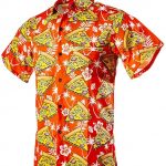 Funny Guy Mugs Mens Hawaiian Print Button Down Shirt Product Image