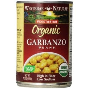 Five KitchenSurfing Choice Of Canned Garbanzo Beans for your Kitchen Westbrae Natural, Vegetarian Organic Garbanzo Beans Product Image