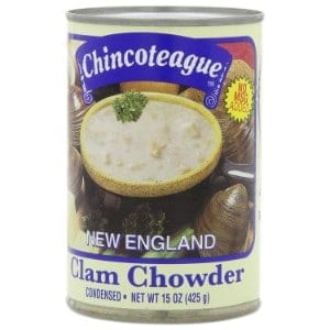 5 Best Canned Clam Chowder for your Kitchen Chincoteague Seafood New England Clam Chowder Product Image