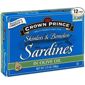 Crown Prince Skinless & Boneless Sardines In Olive Oil Product Image