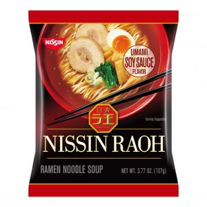 Nissin Raoh Umami Soy Sauce Ramen Noodle Soup Product Image
