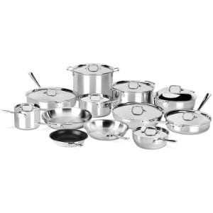 All Clad 21 Piece D3 Stainless Cookware Set