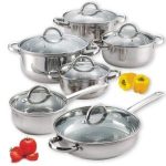 5 Best Cook N Home Cookware for your Kitchen Cook N Home Nc 00250 12 Piece Stainless Steel Cookware Set Product Image