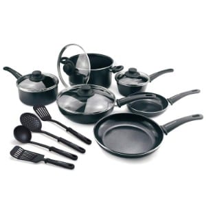 5 Best GreenLife Cookware for your Kitchen Greenlife Cw001923 004 Diamond Nonstick Dishwasher Safe, 14 Piece Product Image