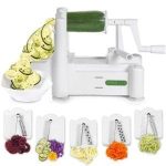 5 Best Zoodle Makers for your Kitchen Spiralizer 5 Blade Vegetable Slicer Product Image
