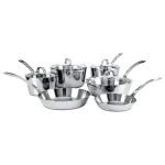 Viking Contemporary 3 Ply Stainless Steel Cookware Set, 10 Piece Product Image