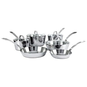 Viking Contemporary 3 Ply Stainless Steel Cookware Set, 10 Piece Product Image