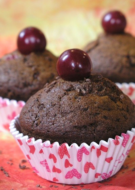 Yummy Pearl's Cherry Muffins Recipe
