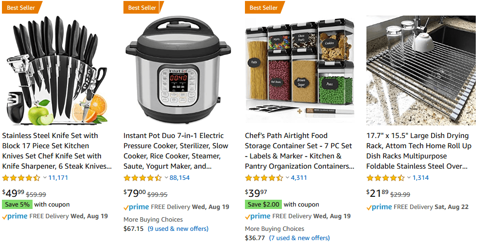 Amazon Offers Upto 70% Off On Kitchen Products