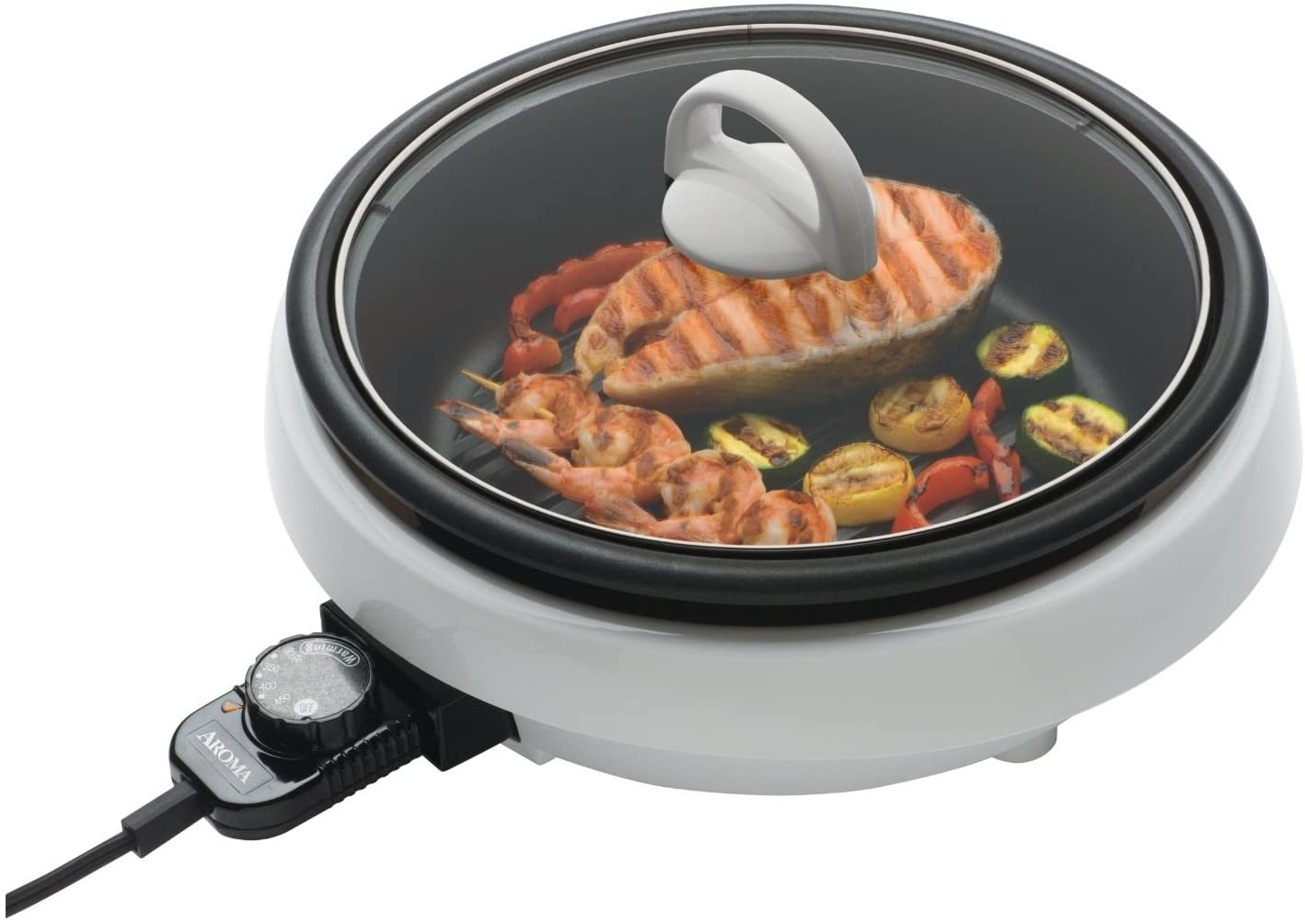 Aroma Housewares 3-in-1 Super Pot with Grill Plate