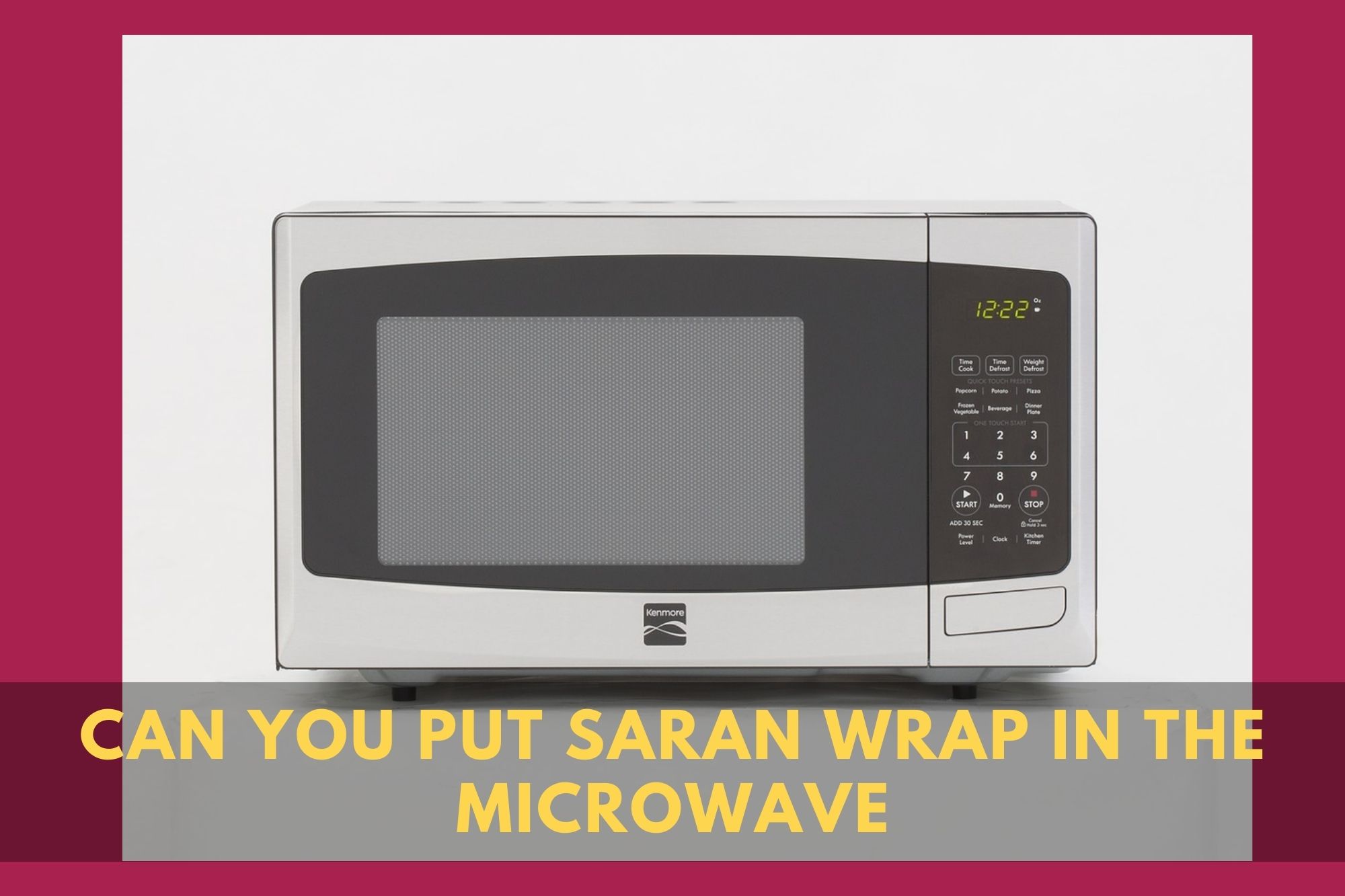 Can You Put Saran Wrap In The Microwave