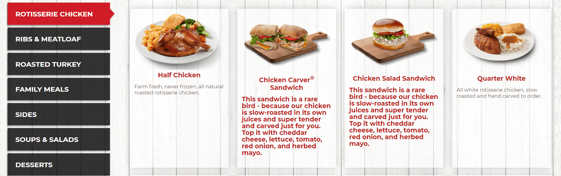 Boston Market Menu, Prices, Store Hours &amp; History