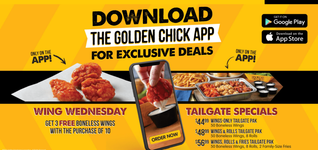 Golden Chick Menu, Prices, Store Hours &amp; History