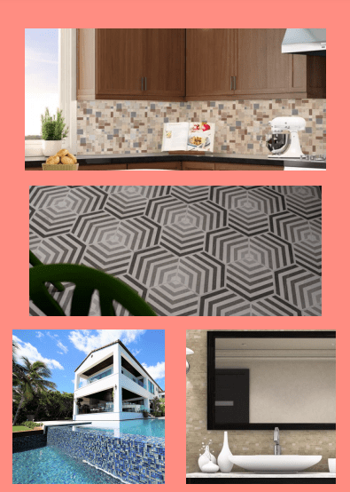 Mosaic Tiles for Various Applications