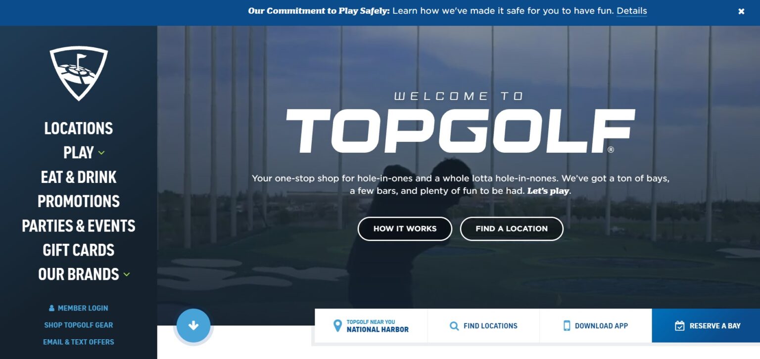 Topgolf Menu & Prices