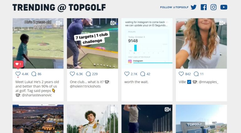 Topgolf Menu Prices