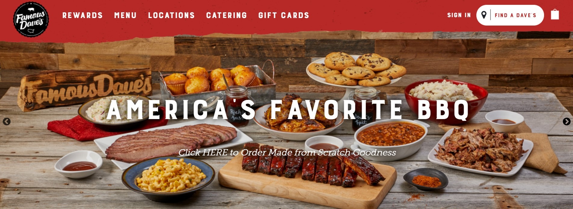 Famous Dave's Menu &amp; Prices