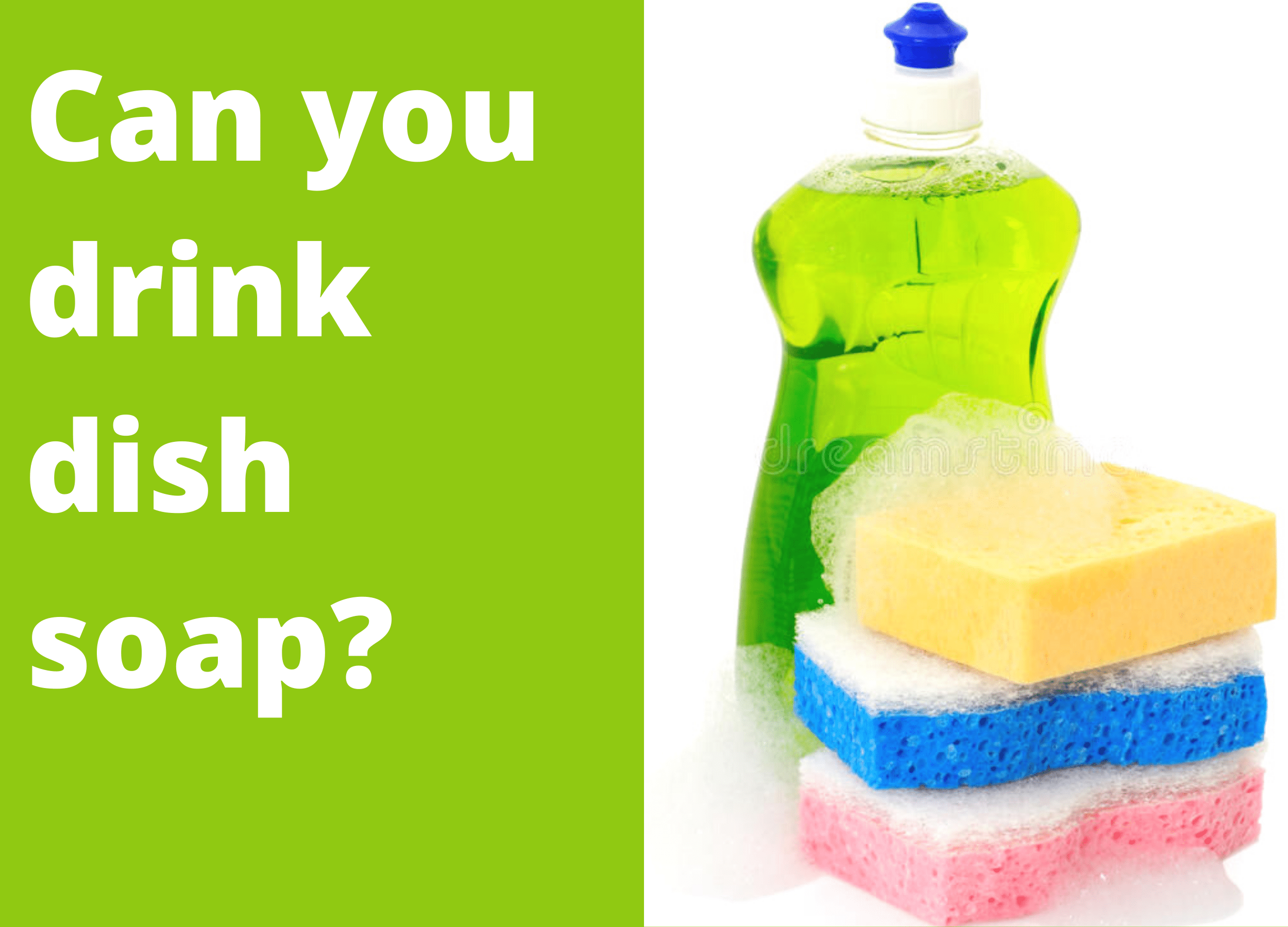 Can you drink dish soap