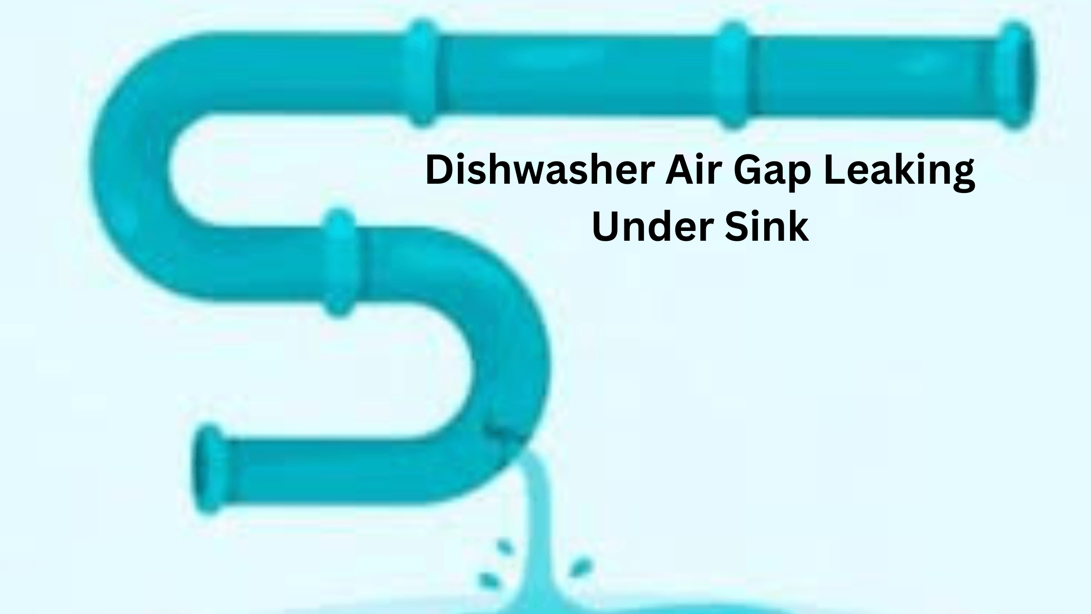 Dishwasher Air Gap Leaking Under Sink